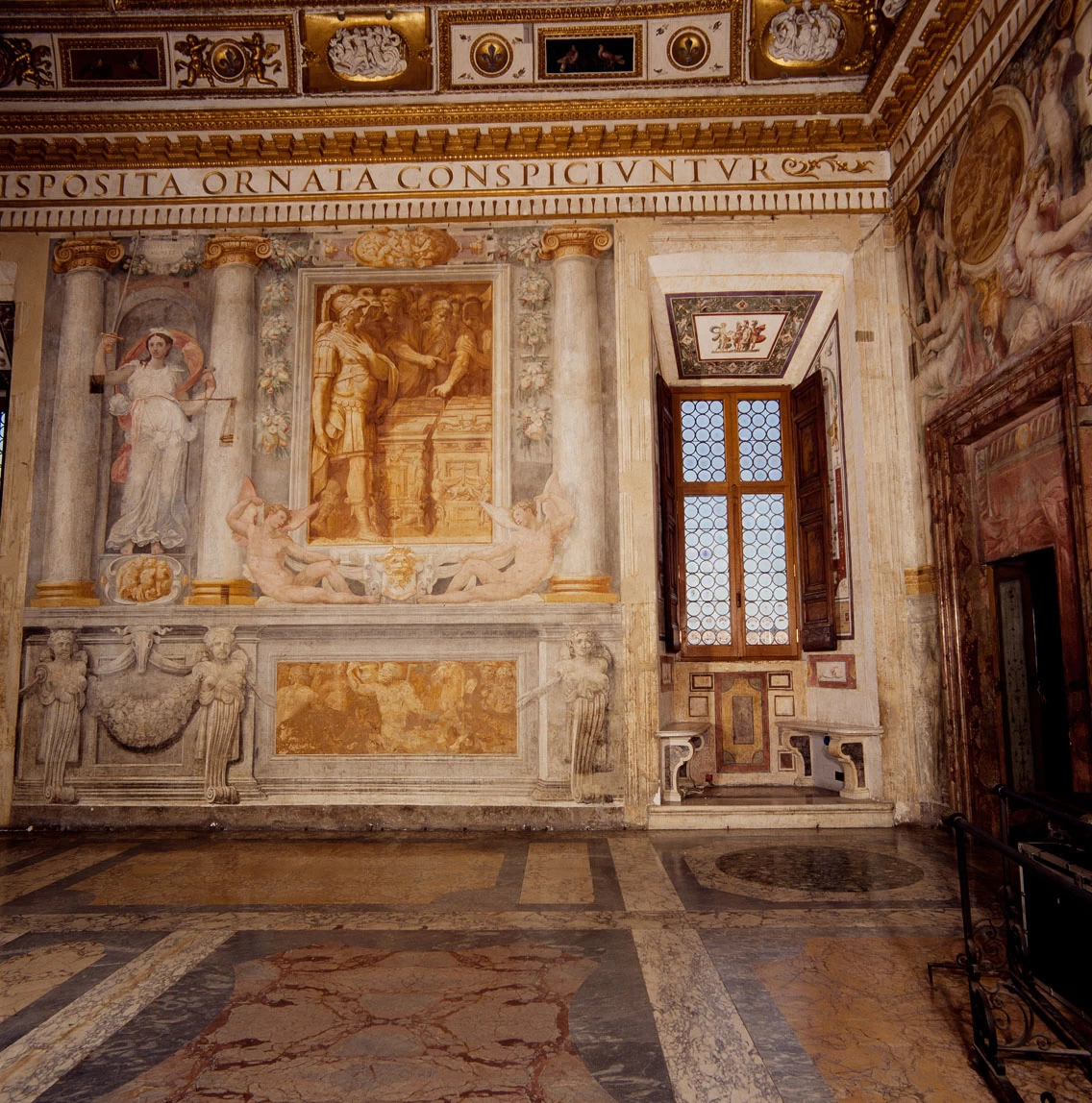 Perin del Vaga - Episodi della vita di Alessandro Magno, episodi della vita di San Paolo, figure allegoriche, virtù e imprese farnesiane, Castel Sant'Angelo, Roma 6